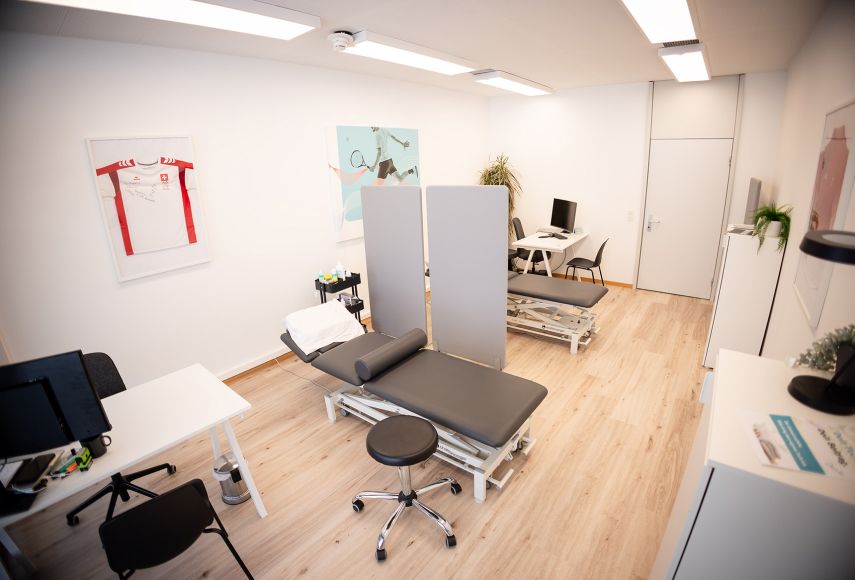 Studio Innenansicht Physiotherapie Dreysprung in Aesch